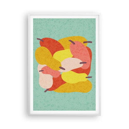 Poster in einem weißen Rahmen - Probieren Sie die Sommersonne - 70x100 cm