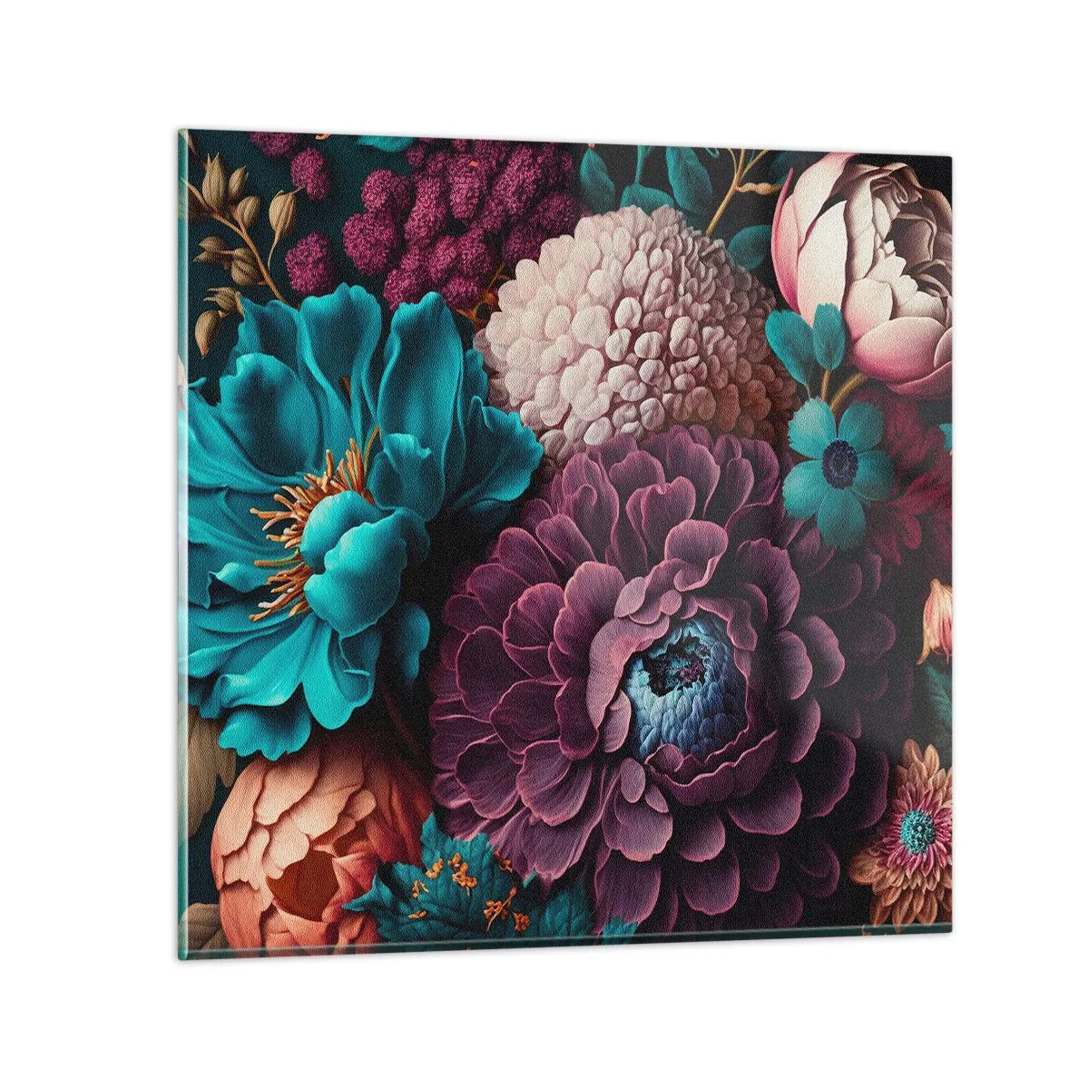 Glasbild - Bild auf glas - Natur in Hülle und Fülle - 40x40 cm