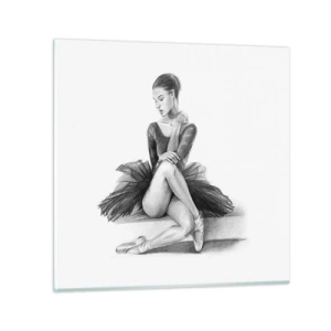 Glasbild - Bild auf glas - Vom Tanz verzaubert - 40x40 cm