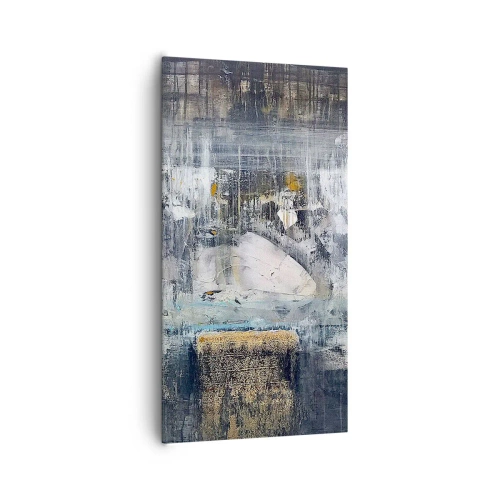 Bild auf Leinwand - Leinwandbild - Wie auf Eis, wie nach Dezember - 65x120 cm