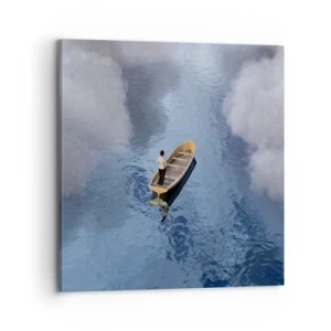 Bild auf Leinwand - Leinwandbild - Leben – Reise – unbekannt - 70x70 cm