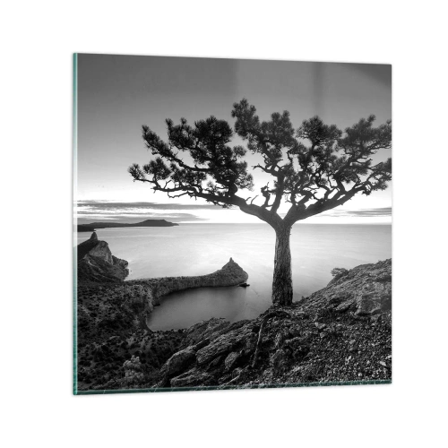 Glasbild - Bild auf glas - Stille bis zum Horizont - 40x40 cm