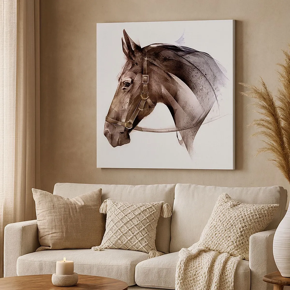 Bild auf Leinwand - Leinwandbild - Was für eine Gnade - 30x30 cm