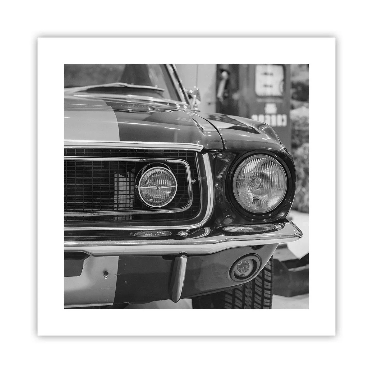 Poster - Wilder Ritt - 40x40 cm