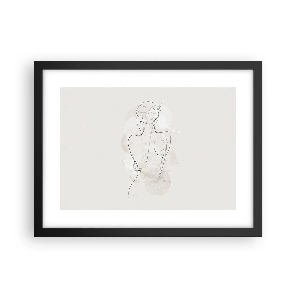 Poster in einem schwarzem Rahmen - Wie ein sensibles Instrument - 40x30 cm