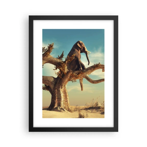 Poster in einem schwarzem Rahmen - Ein neuer Standpunkt - 30x40 cm