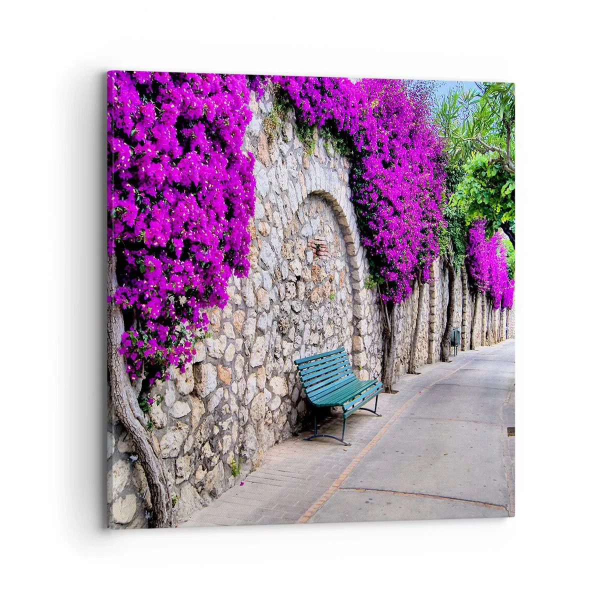 Bild auf Leinwand - Leinwandbild - Lass uns so schnell wie möglich treffen - 70x70 cm