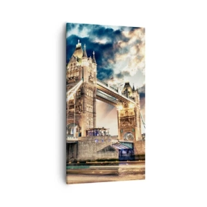 Bild auf Leinwand - Leinwandbild - Denkmal des viktorianischen Imperiums - 55x100 cm