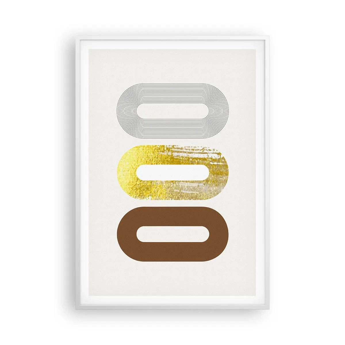 Poster in einem weißen Rahmen - Oooh! - 70x100 cm