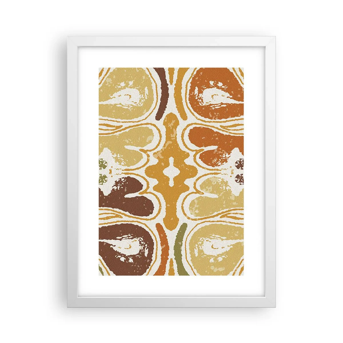 Poster in einem weißen Rahmen - Sentimentale Abstraktion - 30x40 cm