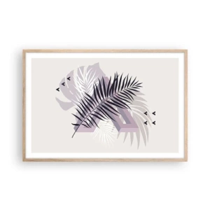 Poster in einem Rahmen aus heller Eiche - Der Schatten des Schattens - 91x61 cm