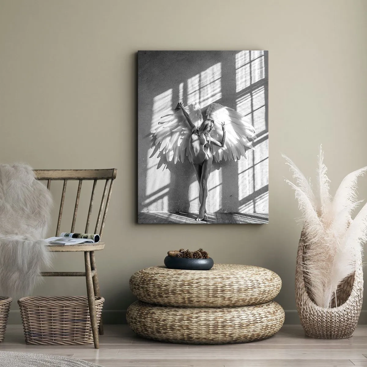 Bild auf Leinwand - Leinwandbild - Direkt vom Himmel - 80x120 cm