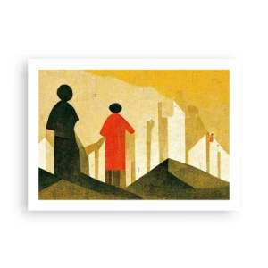 Poster - Es ist noch ein langer Weg - 70x50 cm