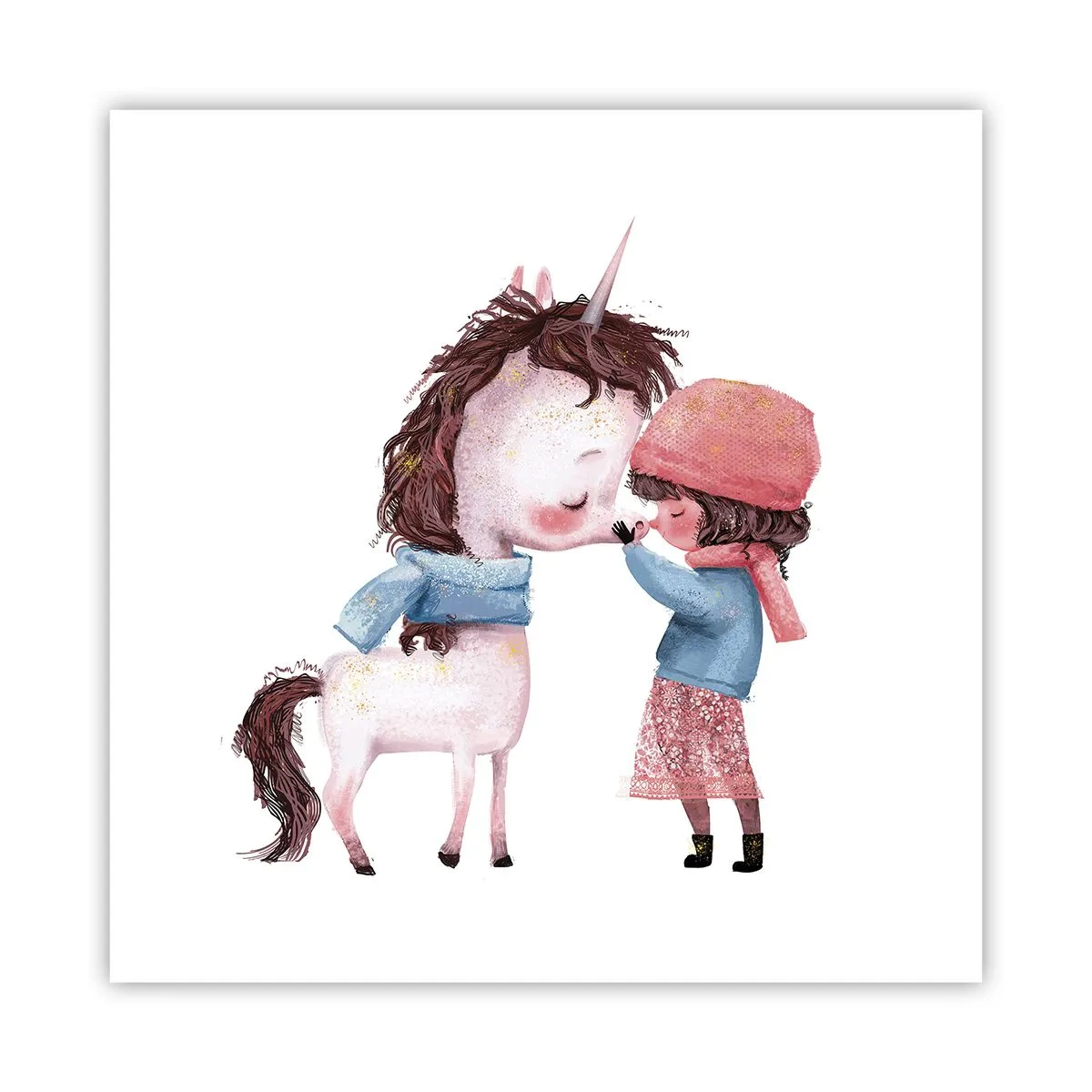 Poster - Ein Wintermärchen - 60x60 cm