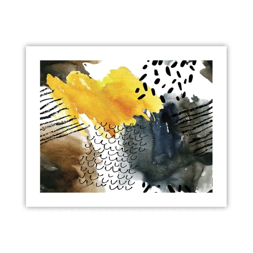 Poster - Ein Treffen der Elemente der Natur - 50x40 cm