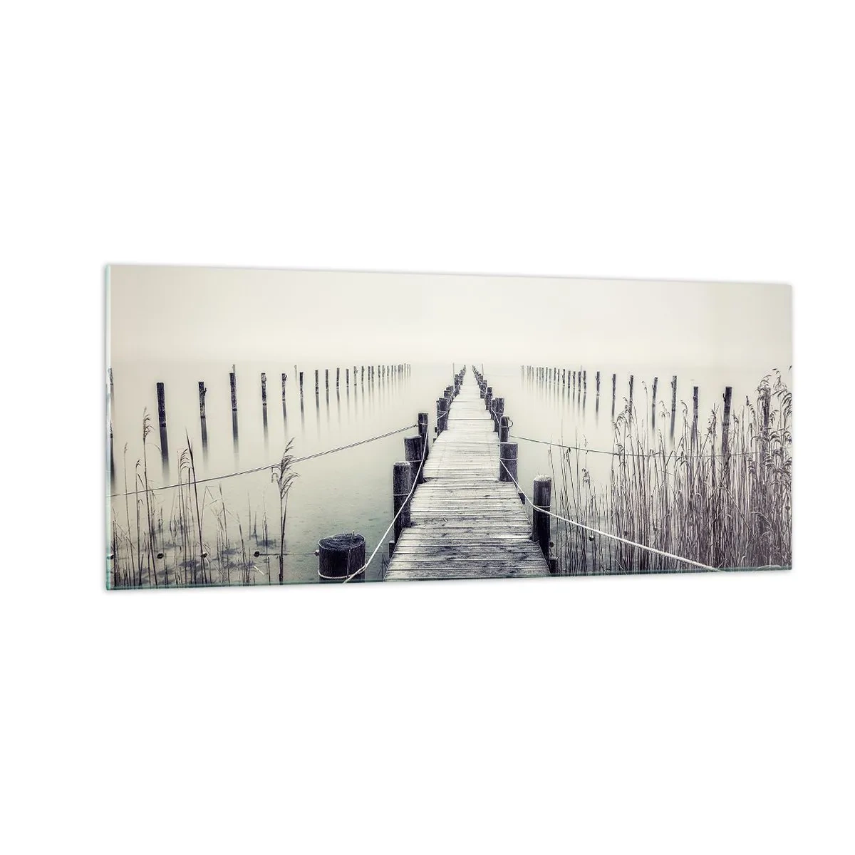 Glasbild - Bild auf glas - Tauchen Sie in Ruhe ein - 100x40 cm