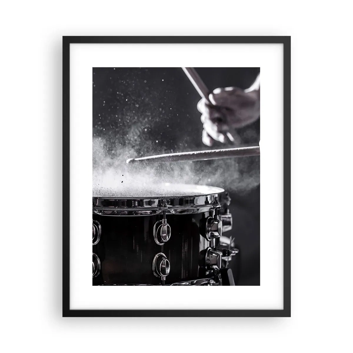 Poster in einem schwarzem Rahmen - Der Puls der Musik - 40x50 cm