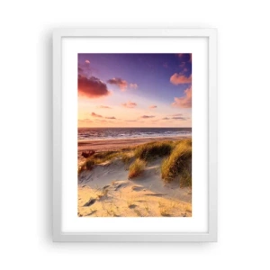 Poster in einem weißen Rahmen - Die Luft riecht schon im Sommer - 30x40 cm