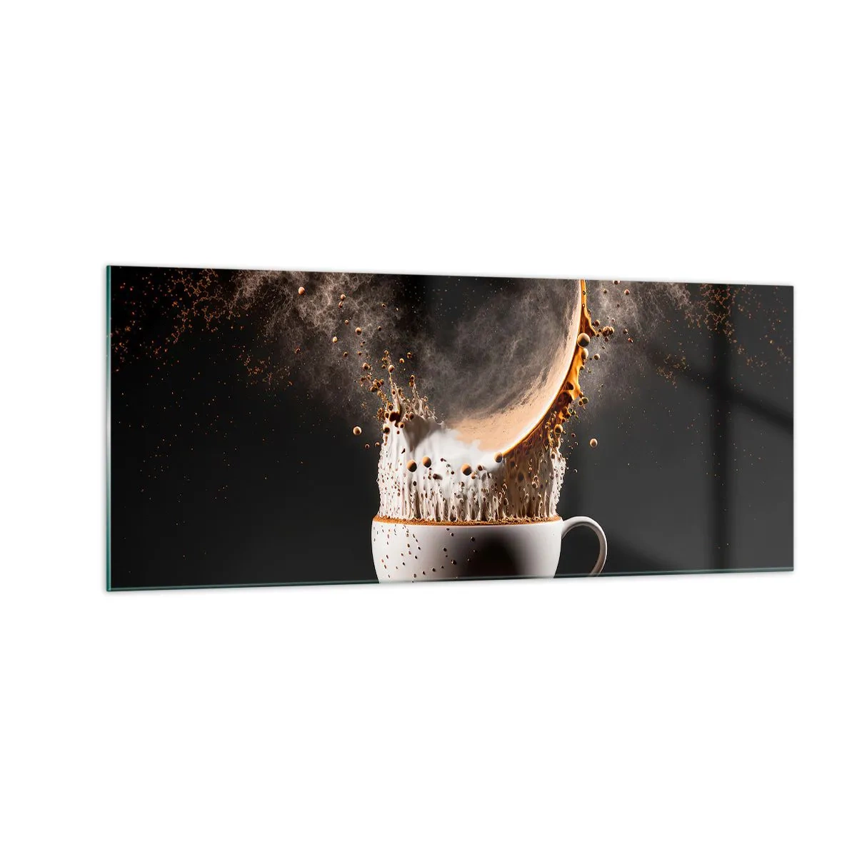 Glasbild - Bild auf glas - Geschmacksexplosion - 100x40 cm