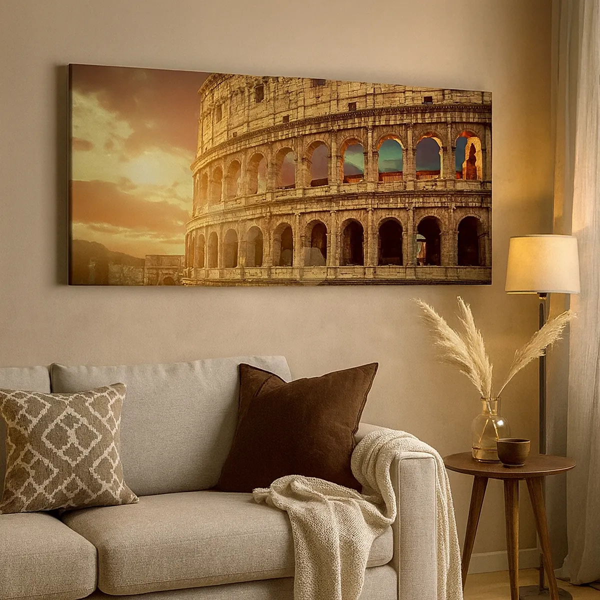 Bild auf Leinwand - Leinwandbild - Ein kolossaler Eindruck - 30x30 cm