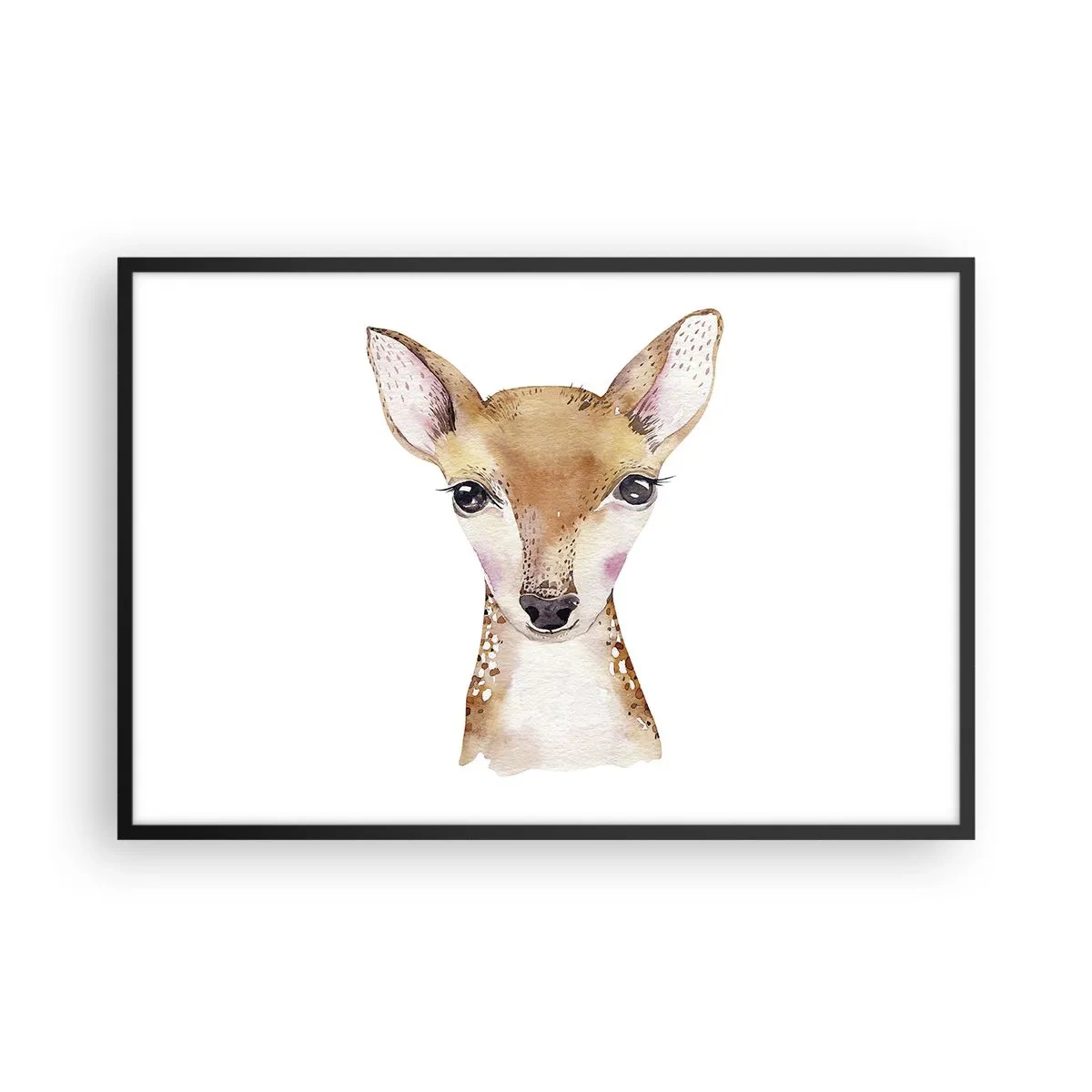 Poster in einem schwarzem Rahmen - Die Natur der Unschuld - 91x61 cm