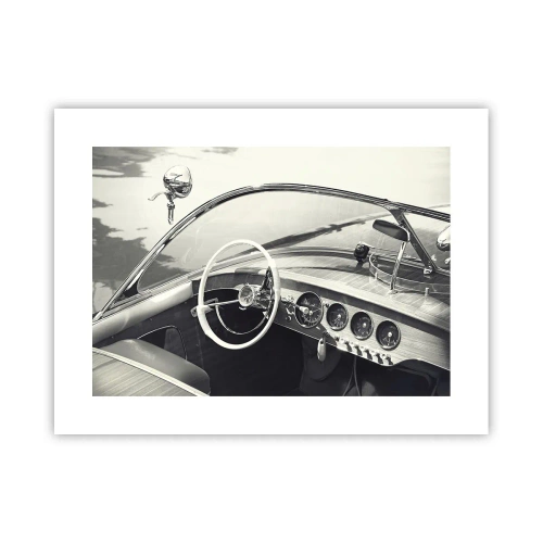 Poster - Wetter für die Reichen - 40x30 cm