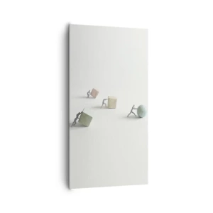 Bild auf Leinwand - Leinwandbild - Pures Leben - 65x120 cm