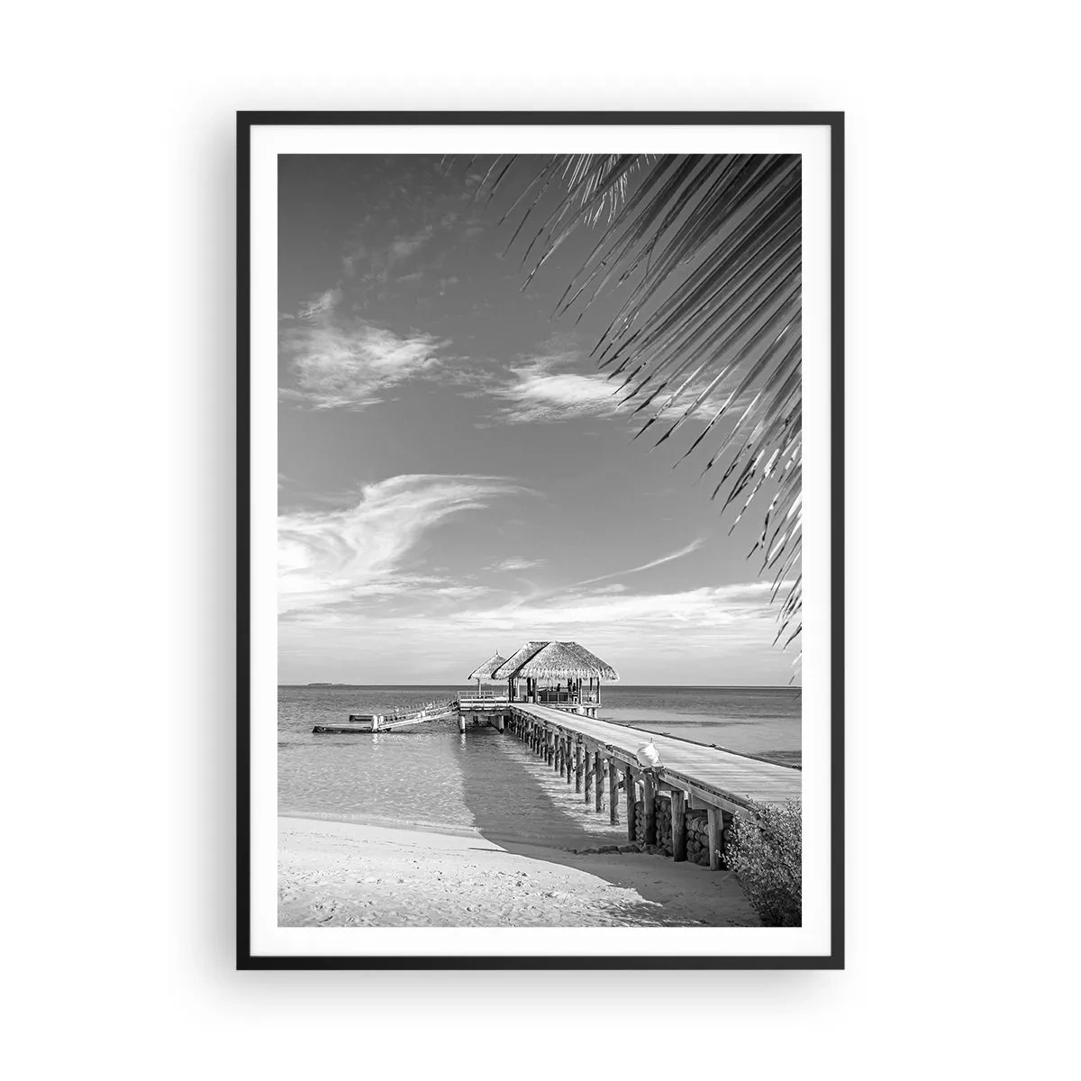 Poster in einem schwarzem Rahmen - Erinnerung oder Traum? - 70x100 cm