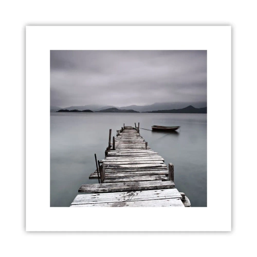 Poster - Du kannst morgen gehen - 30x30 cm