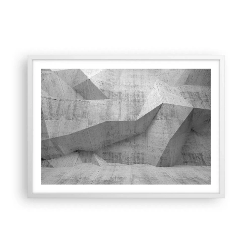 Poster in einem weißen Rahmen - Eine echte Herausforderung - 70x50 cm