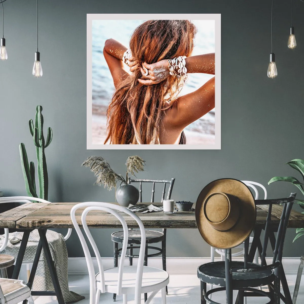 Poster - Eine Schwester von Wasser und Sonne - 30x30 cm