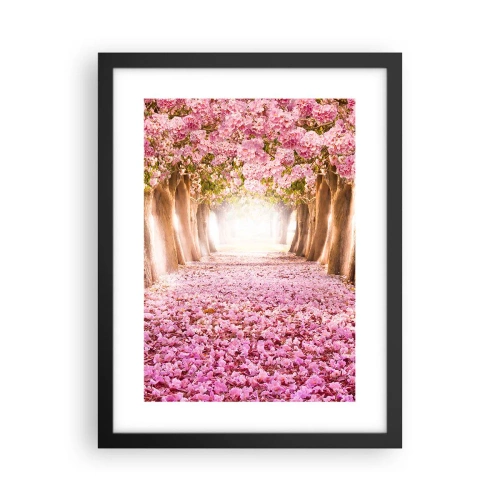 Poster in einem schwarzem Rahmen - Der Weg ins Paradies - 30x40 cm