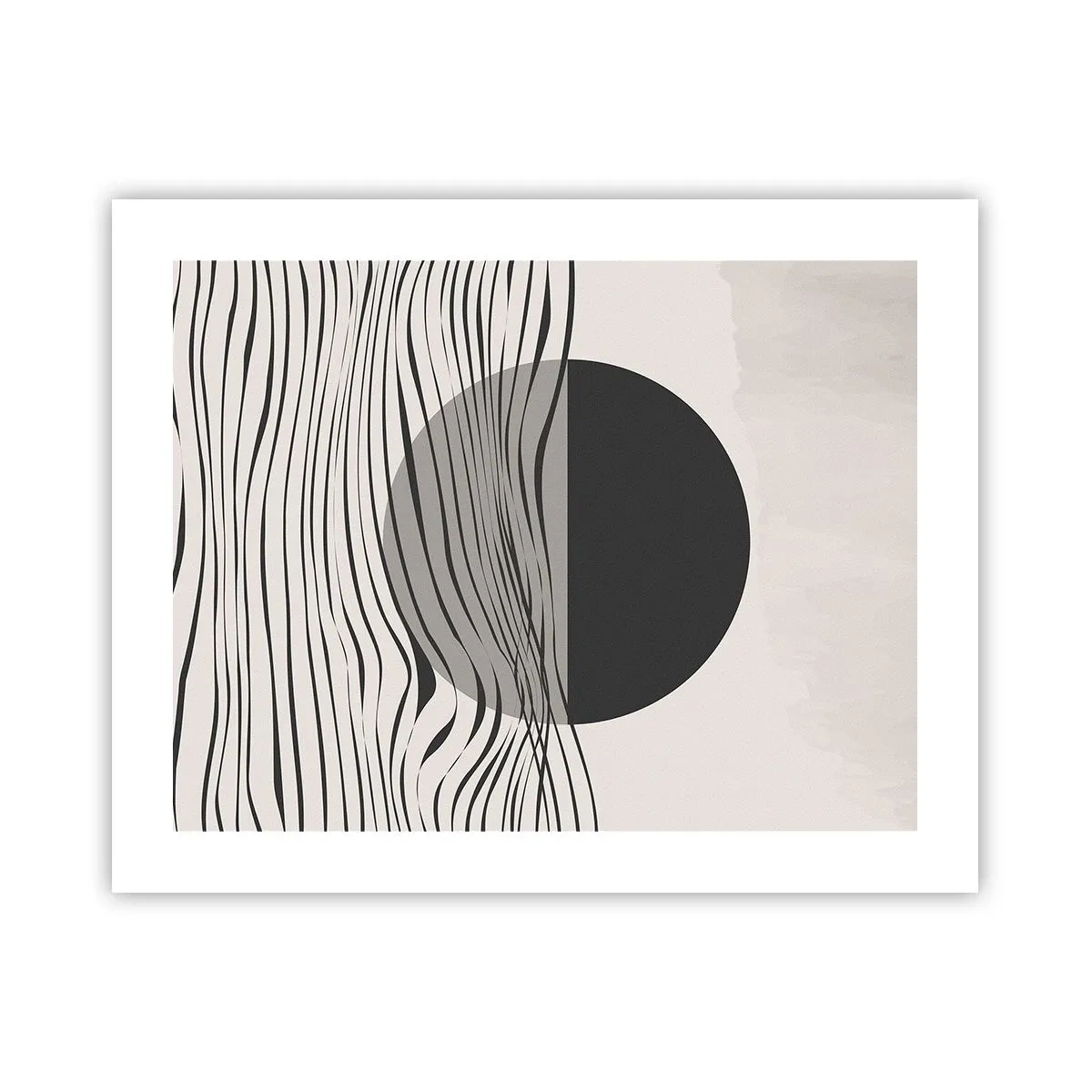 Poster - Halbe Komposition - 50x40 cm
