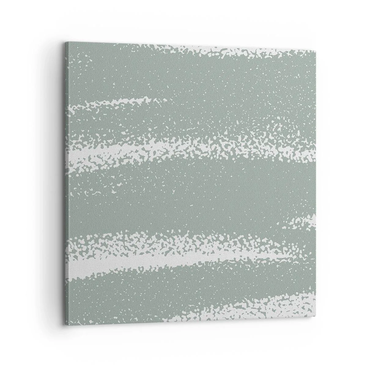 Bild auf Leinwand - Leinwandbild - Abstraktion im Winterklima - 60x60 cm