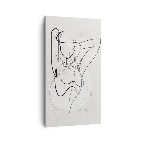 Bild auf Leinwand - Leinwandbild - Die Kunst der Verführung - 45x80 cm