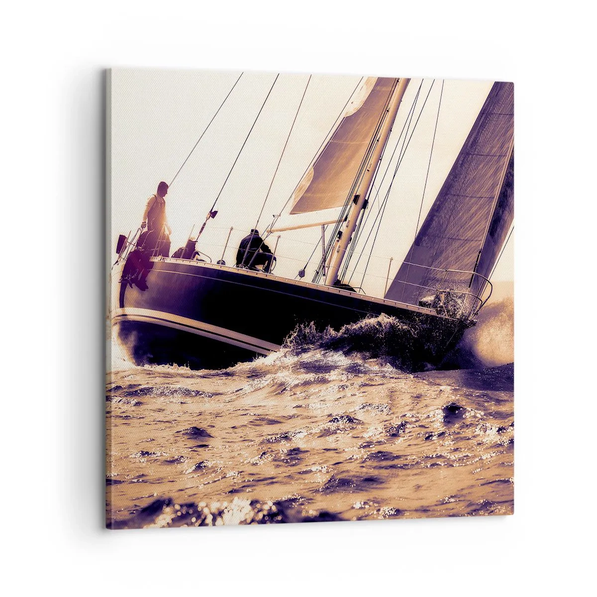 Bild auf Leinwand - Leinwandbild - Segle, Seemann - 60x60 cm