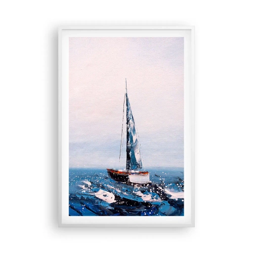 Poster in einem weißen Rahmen - Bruderschaft des Windes - 61x91 cm