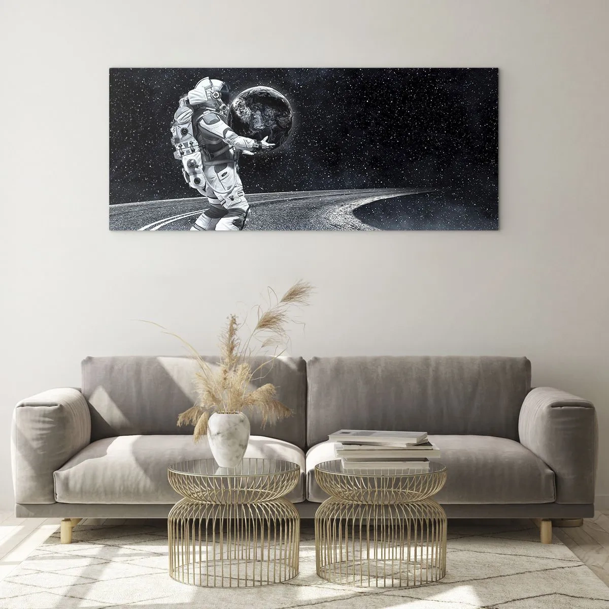 Glasbild - Bild auf glas - Auf der Milchstraße - 100x40 cm