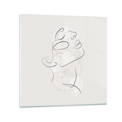 Glasbild - Bild auf glas - Die Umrisse eines Traums - 60x60 cm