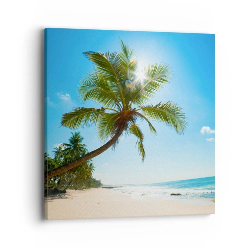 Bild auf Leinwand - Leinwandbild - Niemandem zeigen - 40x40 cm