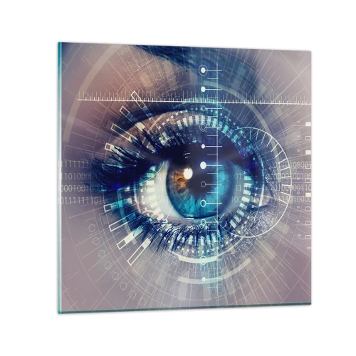 Glasbild - Bild auf glas - Du denkst du kennst mich - 30x30 cm