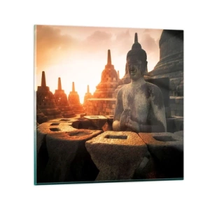 Glasbild - Bild auf glas - Wetter der großen Weisheit - 30x30 cm