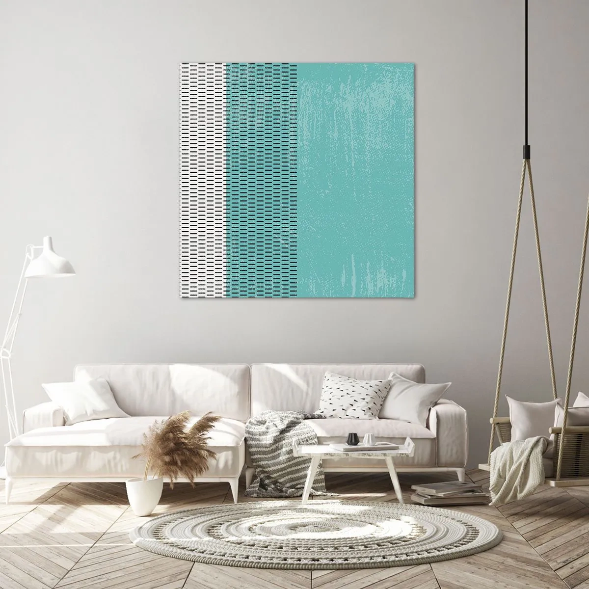 Bild auf Leinwand - Leinwandbild - Eine ausgewogene Komposition - 50x50 cm