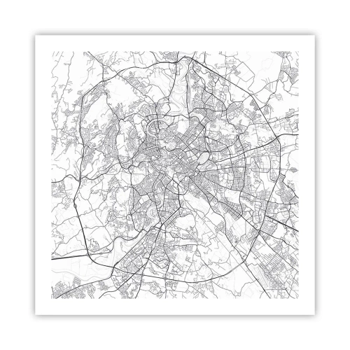 Poster - Römischer Kreis - 60x60 cm