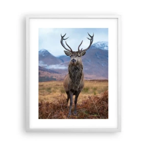 Poster in einem weißen Rahmen - Auf eigenem Land - 40x50 cm