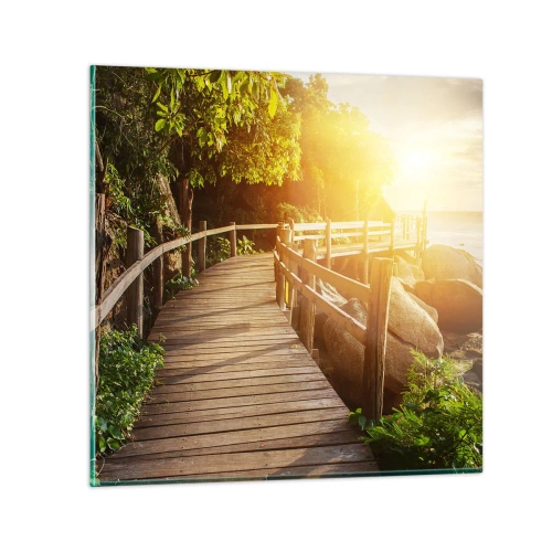 Glasbild - Bild auf glas - Noch eine Wendung, ein weiteres Wunder - 50x50 cm