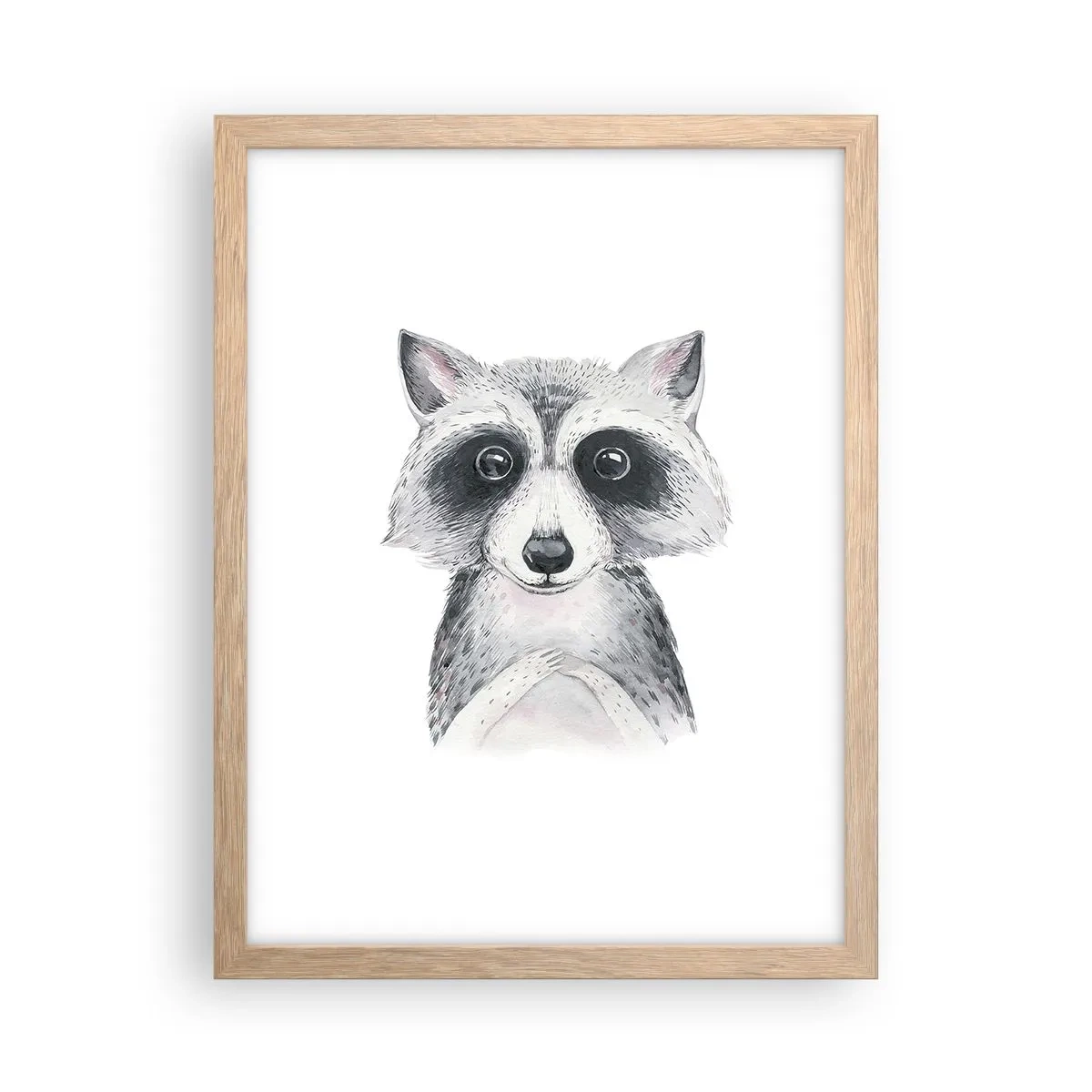 Poster in einem Rahmen aus heller Eiche - Ein Moment zum Bewegen - 30x40 cm