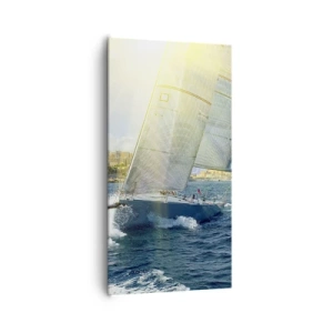 Bild auf Leinwand - Leinwandbild - Es ist Zeit die Stadt zu verlassen - 65x120 cm