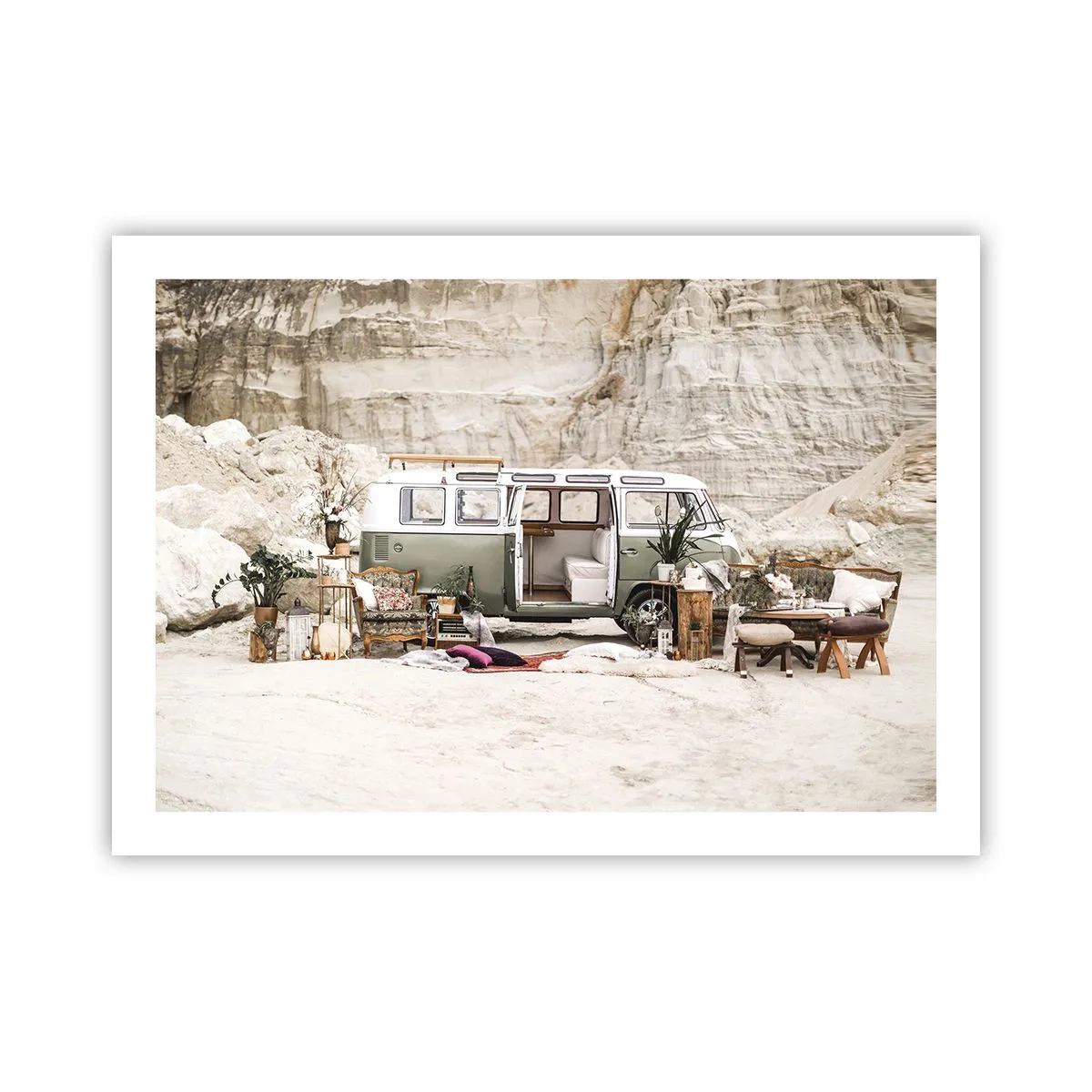 Poster - Es ist die Zeit, die Reise zu beginnen - 70x50 cm