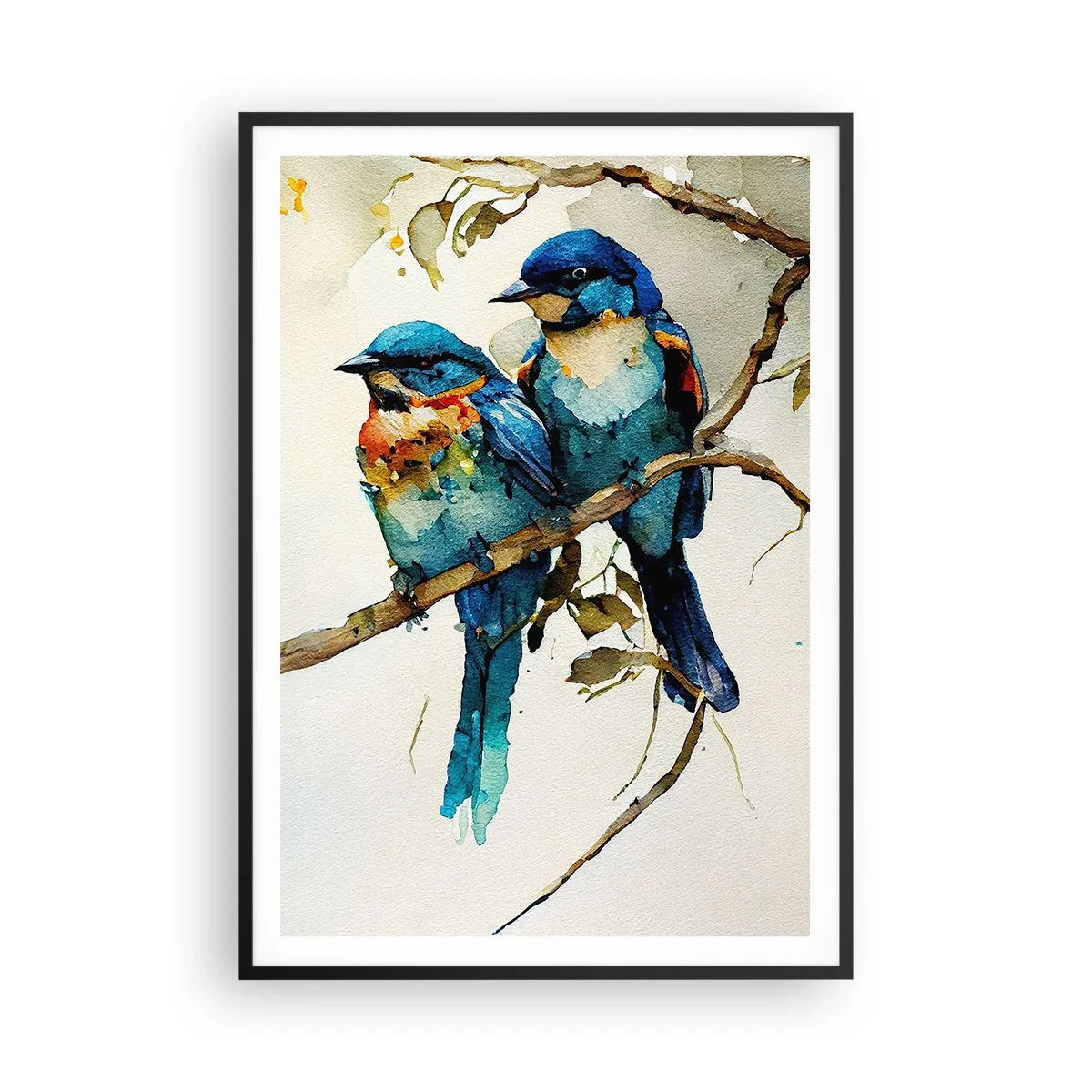 Poster in einem schwarzem Rahmen - War er beleidigt? - 70x100 cm